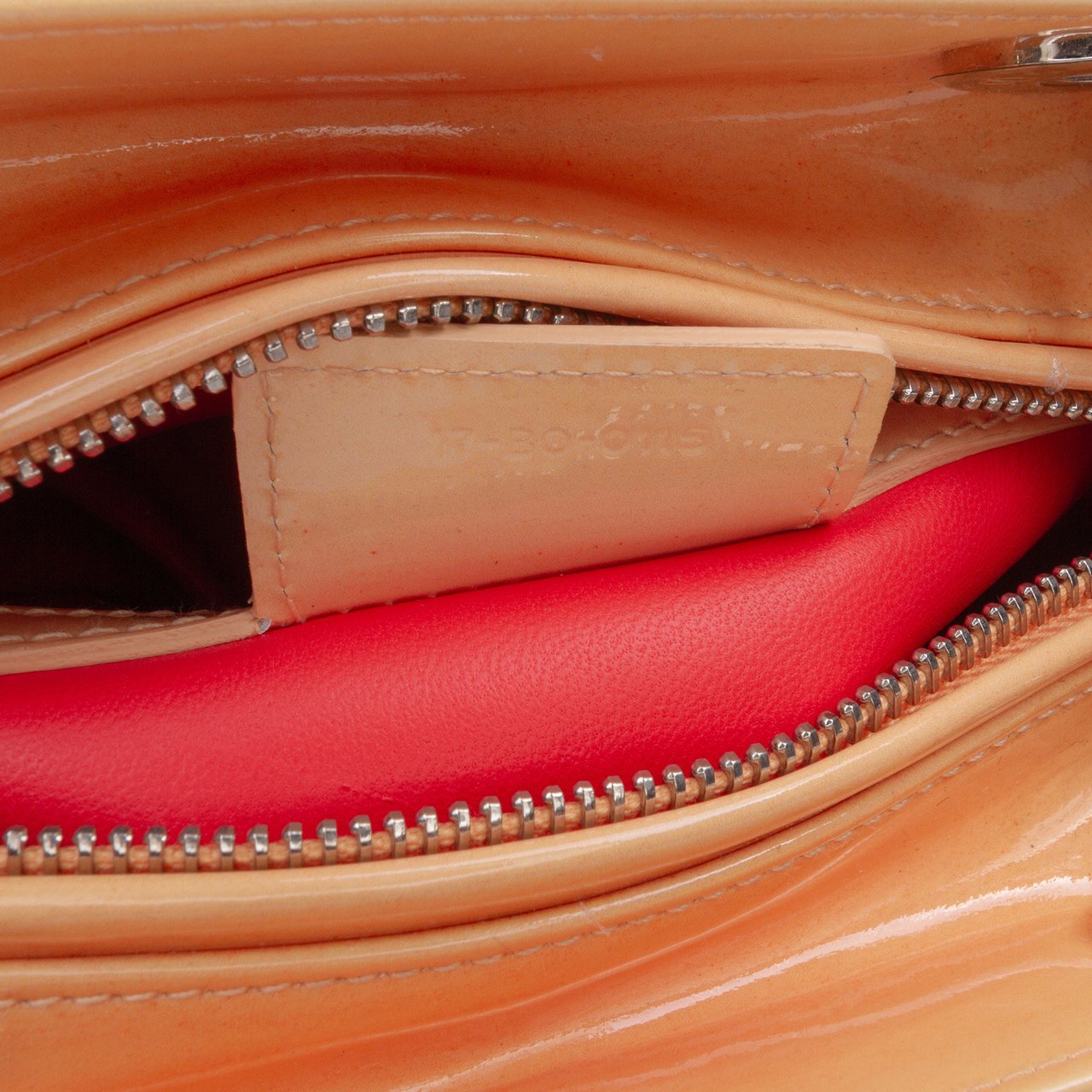Dior Medium Ombre Patent Cannage Lady Dior Oranje
