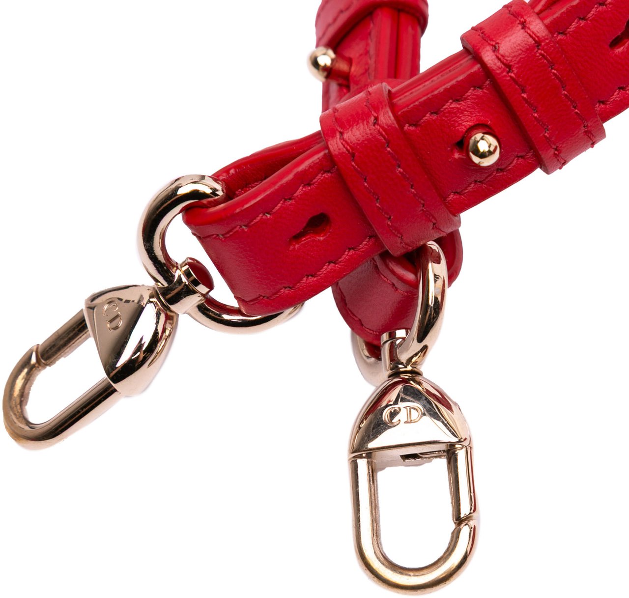 Dior Small Lambskin Cannage My ABCDior Lady Dior Rood