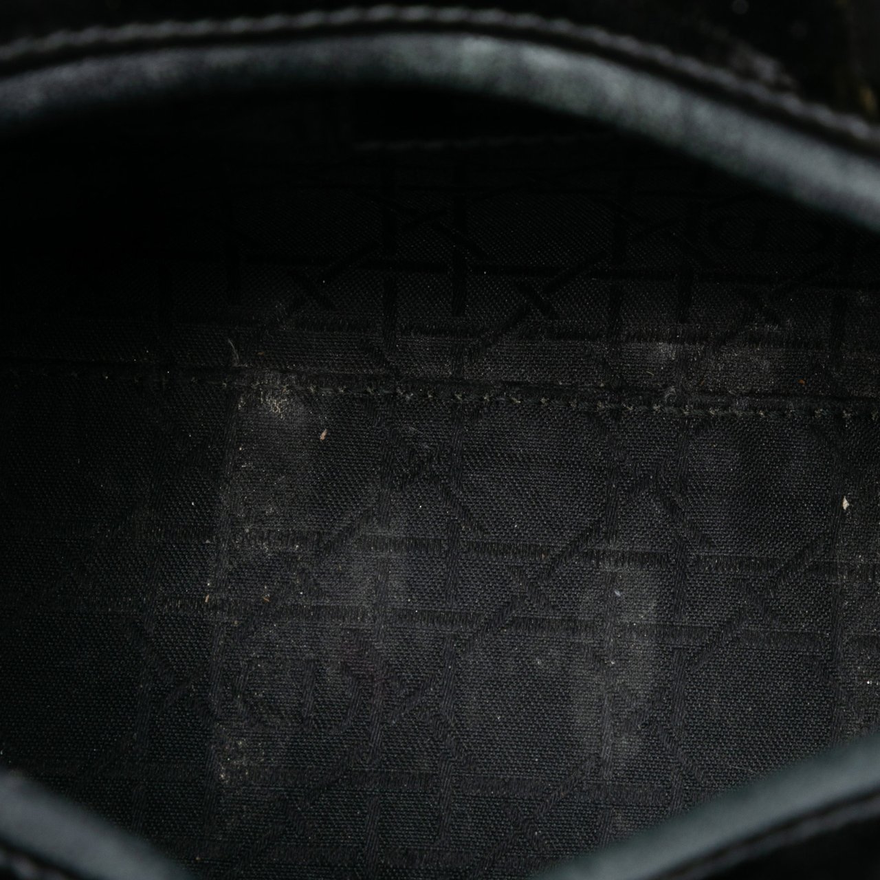 Dior Medium Patent Cannage Lady Dior Zwart