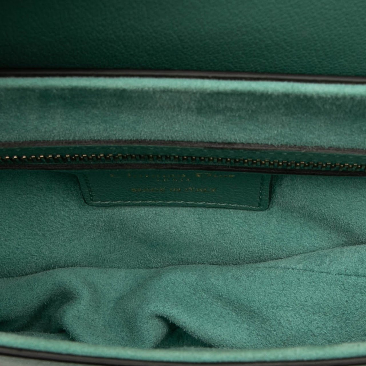 Dior Leather Saddle Bag Groen