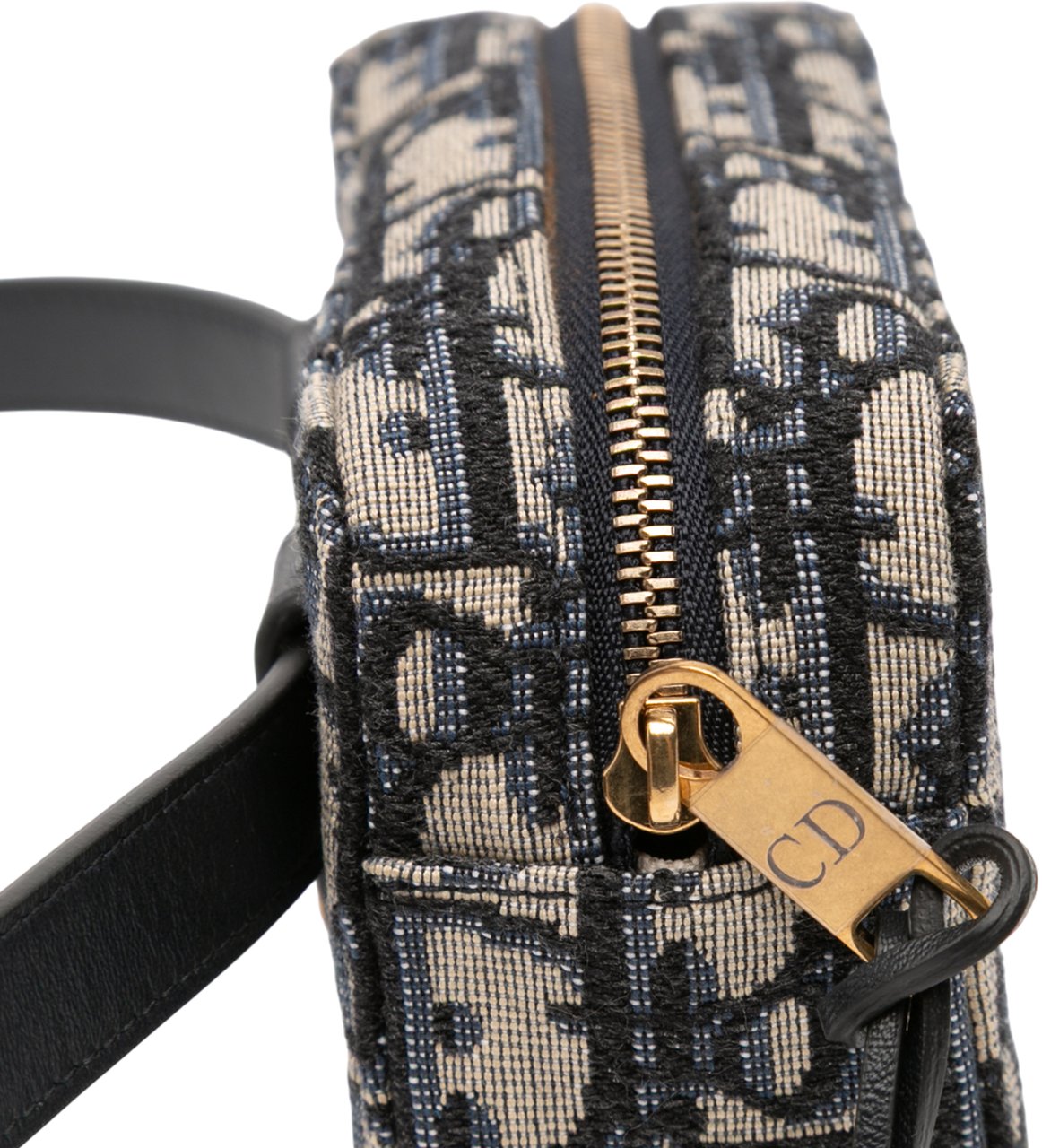 Dior Oblique Canvas Belt Pouch Blauw
