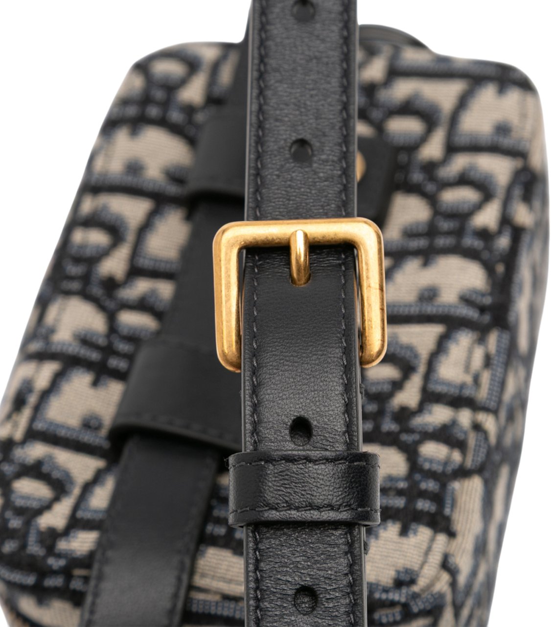 Dior Oblique Canvas Belt Pouch Blauw