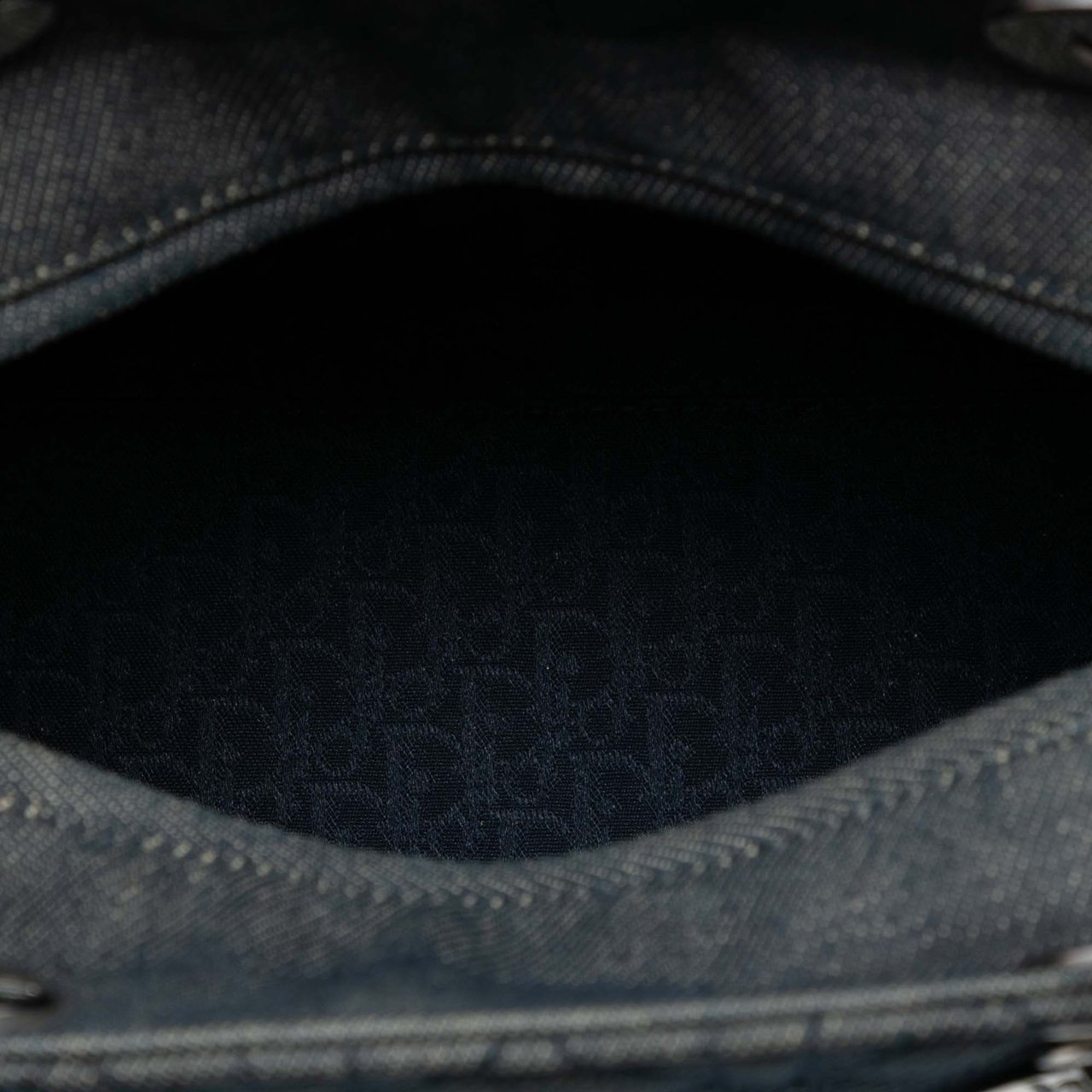 Dior Medium Denim Cannage Lady Dior Blauw