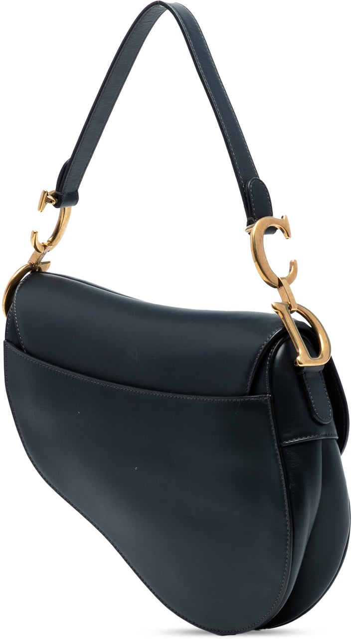 Dior Smooth Calfskin Saddle Bag Zwart