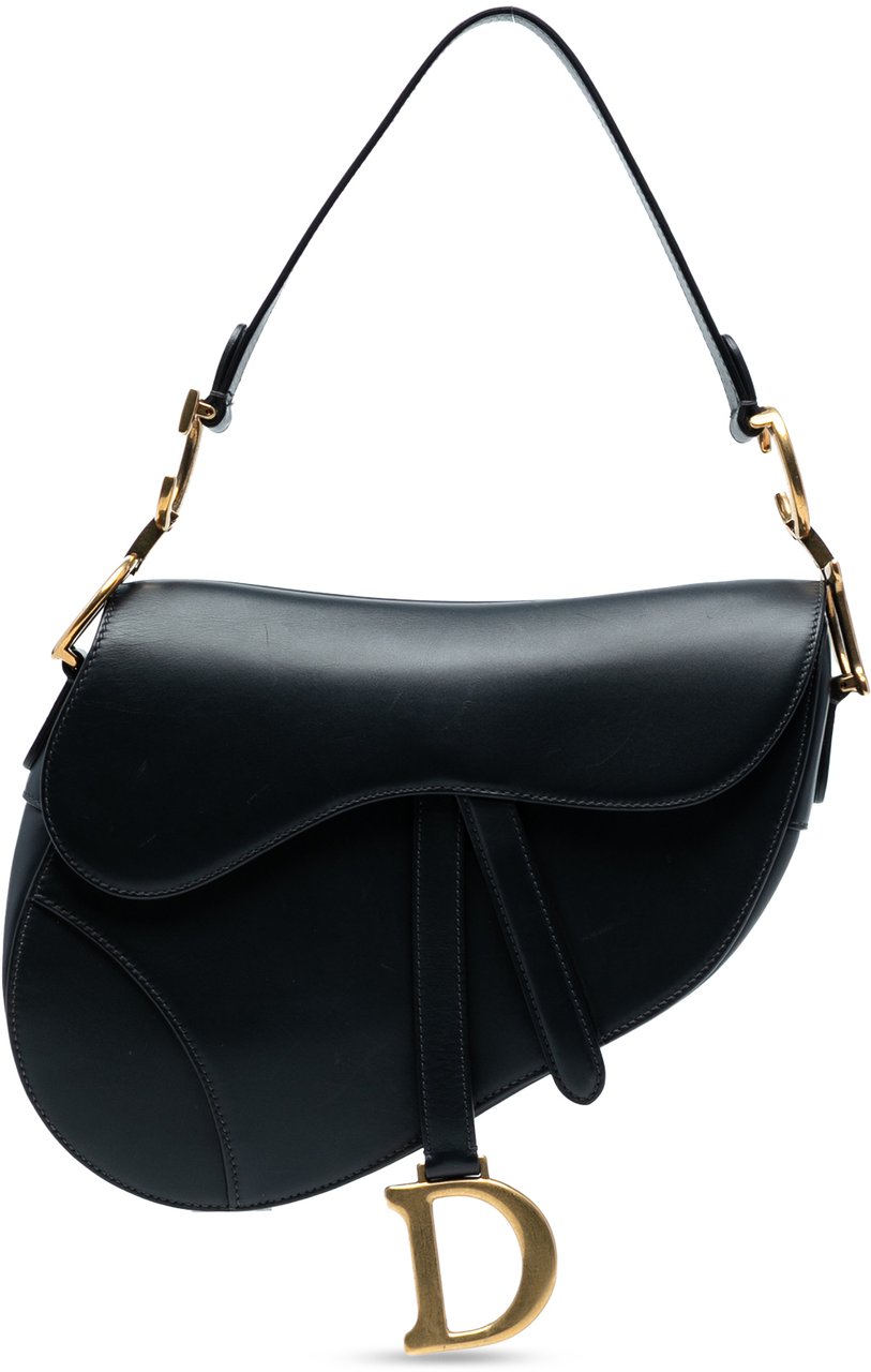 Dior Smooth Calfskin Saddle Bag Zwart
