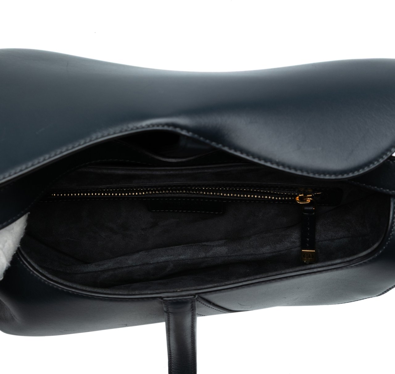 Dior Smooth Calfskin Saddle Bag Zwart
