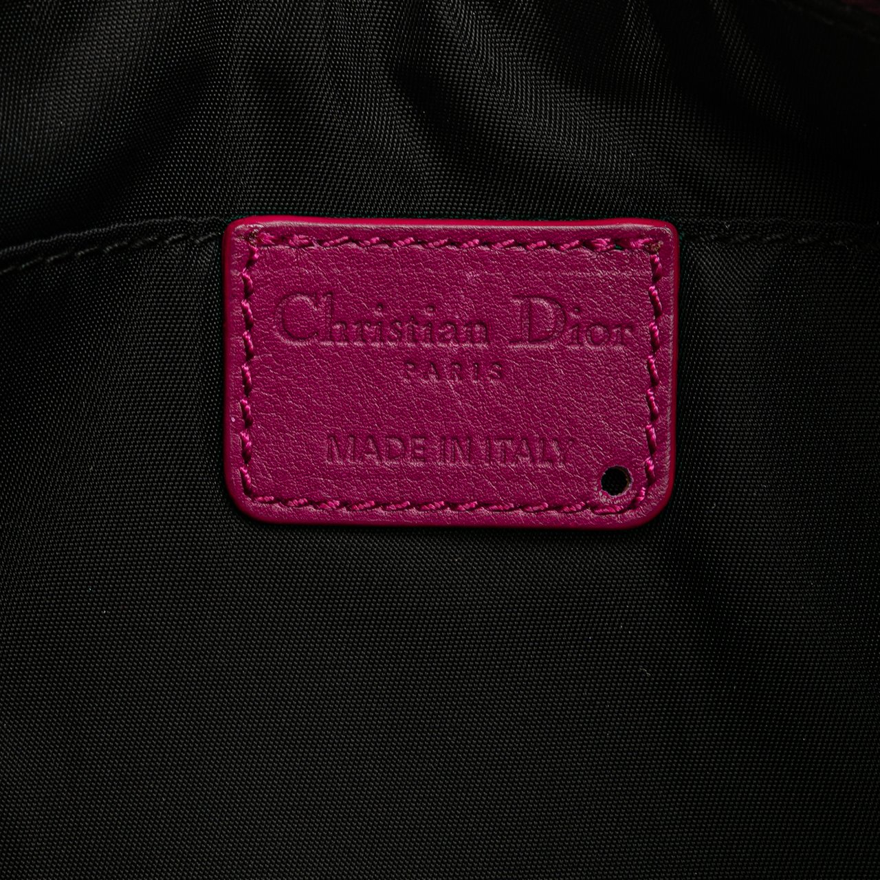 Dior Diorissimo Trotter Canvas Shoulder Bag Roze