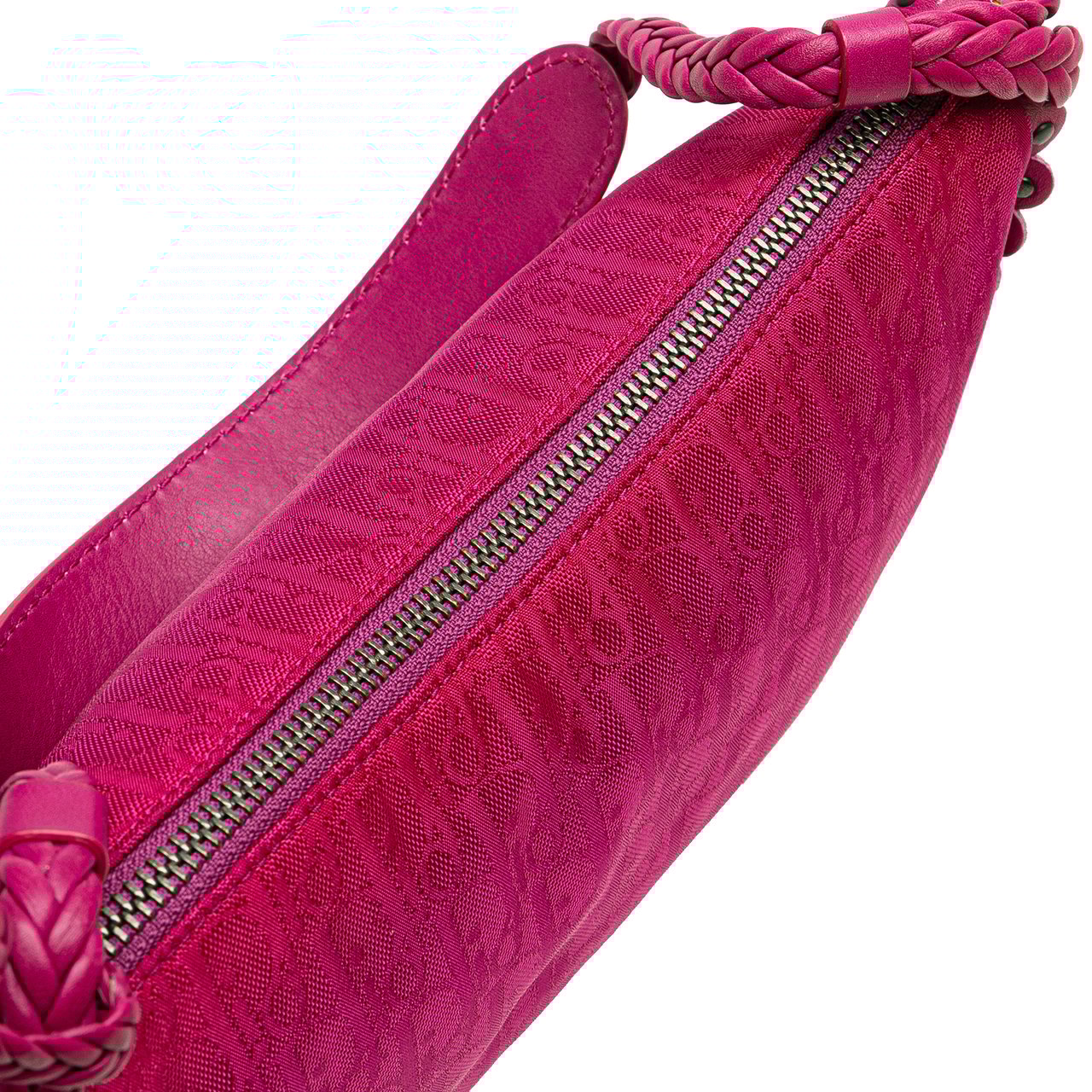 Dior Diorissimo Trotter Canvas Shoulder Bag Roze