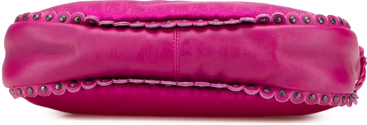 Dior Diorissimo Trotter Canvas Shoulder Bag Roze