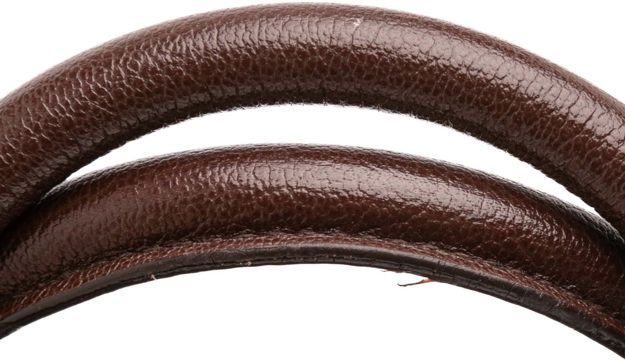 Dior Calfskin Double Saddle Bowler Bag Bruin