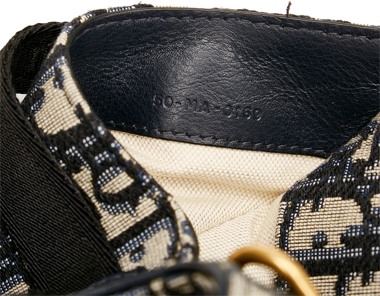 Dior Oblique Canvas Saddle Belt Bag Blauw