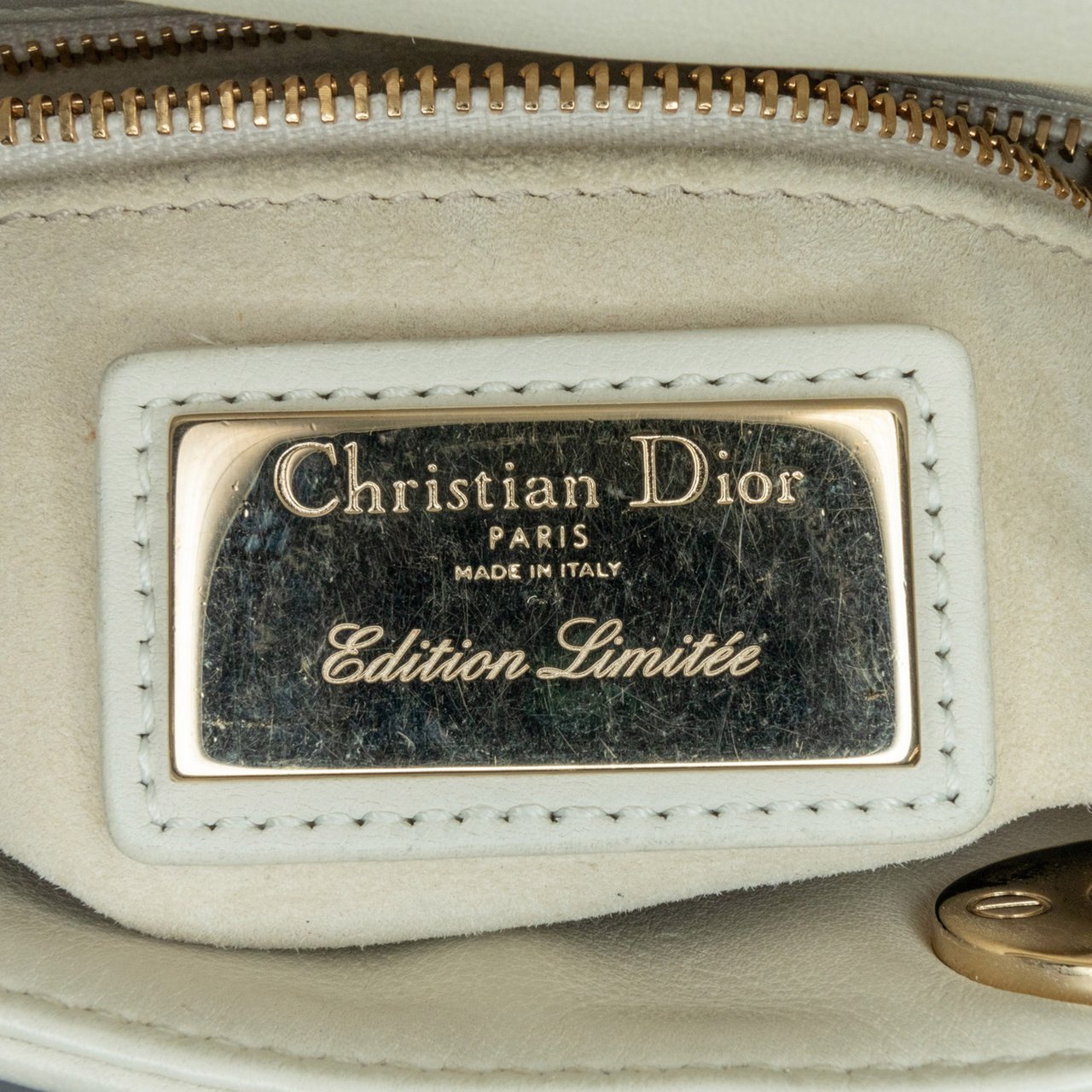 Dior Niki De Saint Phalle Mini Calfskin Dioramour Lady Dior Wit