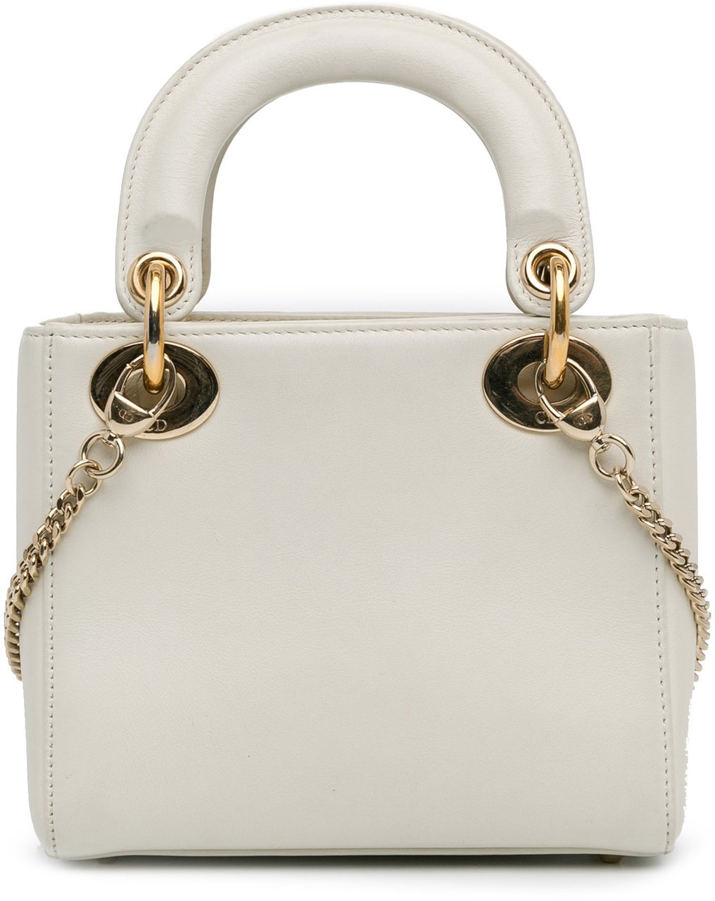 Dior Niki De Saint Phalle Mini Calfskin Dioramour Lady Dior Wit