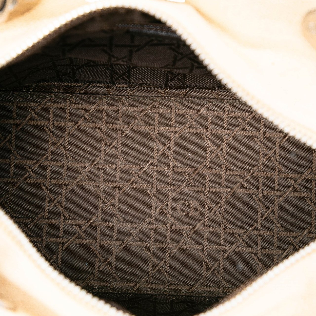 Dior Medium Canvas Lady Dior Wit