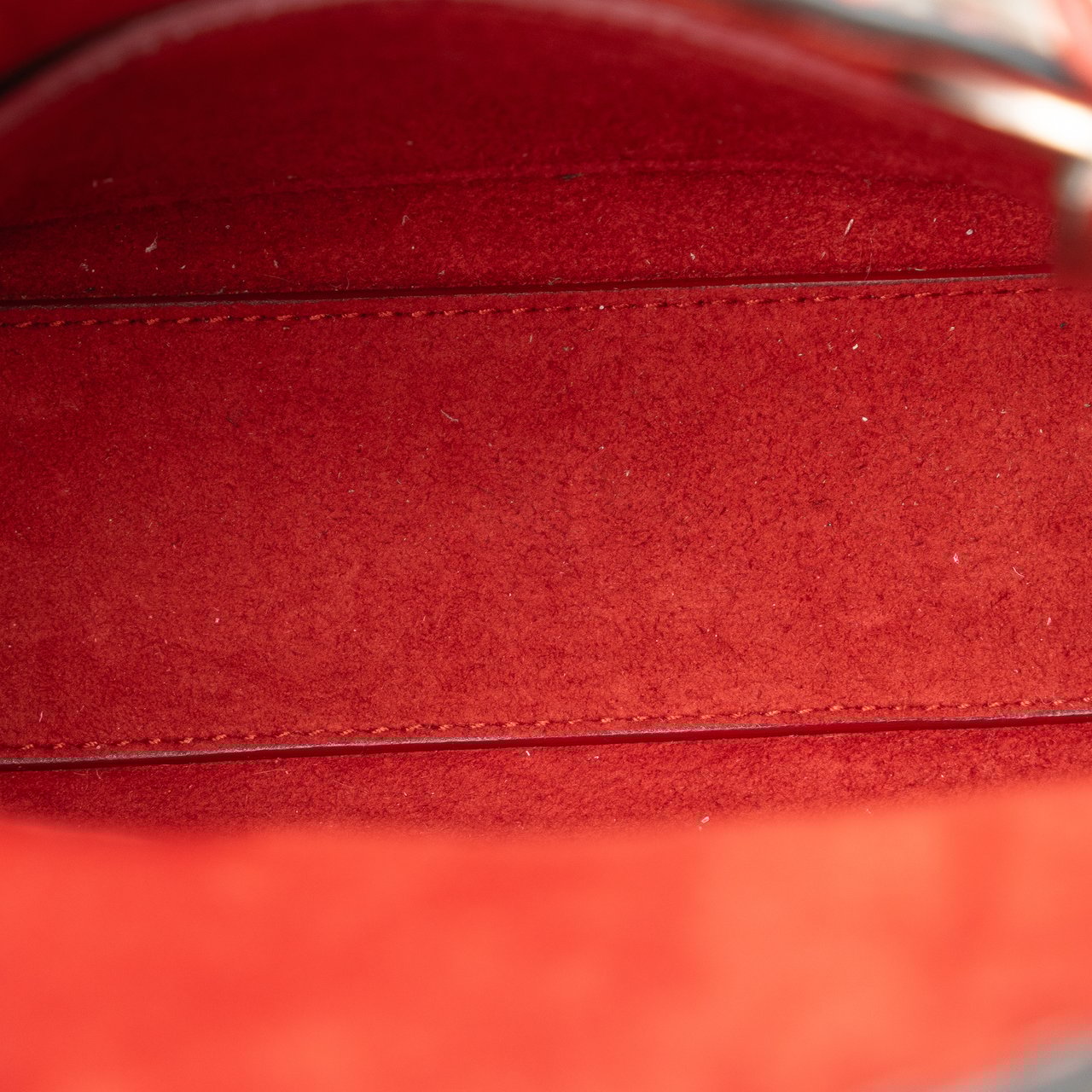 Dior Mini Embossed Calfskin Cannage Studded Flower Lady Dior Rood