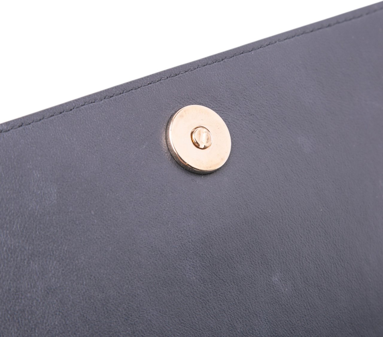 Dior Patent Microcannage Diorama Wallet on Chain Zwart