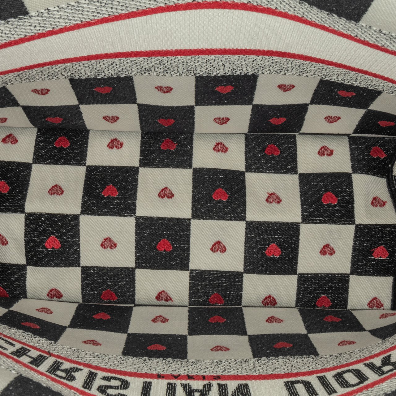 Dior Medium Dioramour D-Chess Book Tote Wit