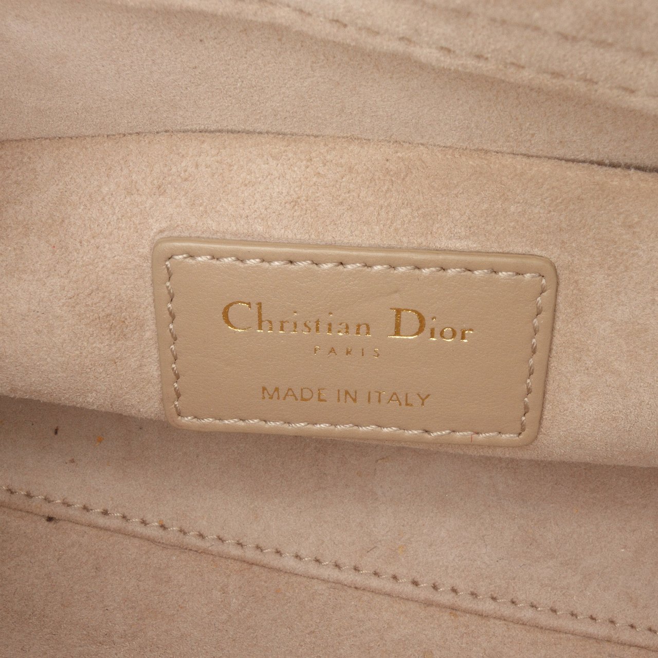 Dior Medium Tweed Cannage Lady D Joy Bruin