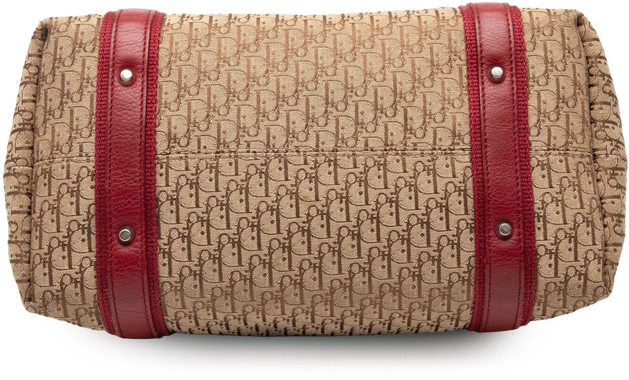 Dior Diorissimo Trotter Canvas Street Chic Tote Bruin