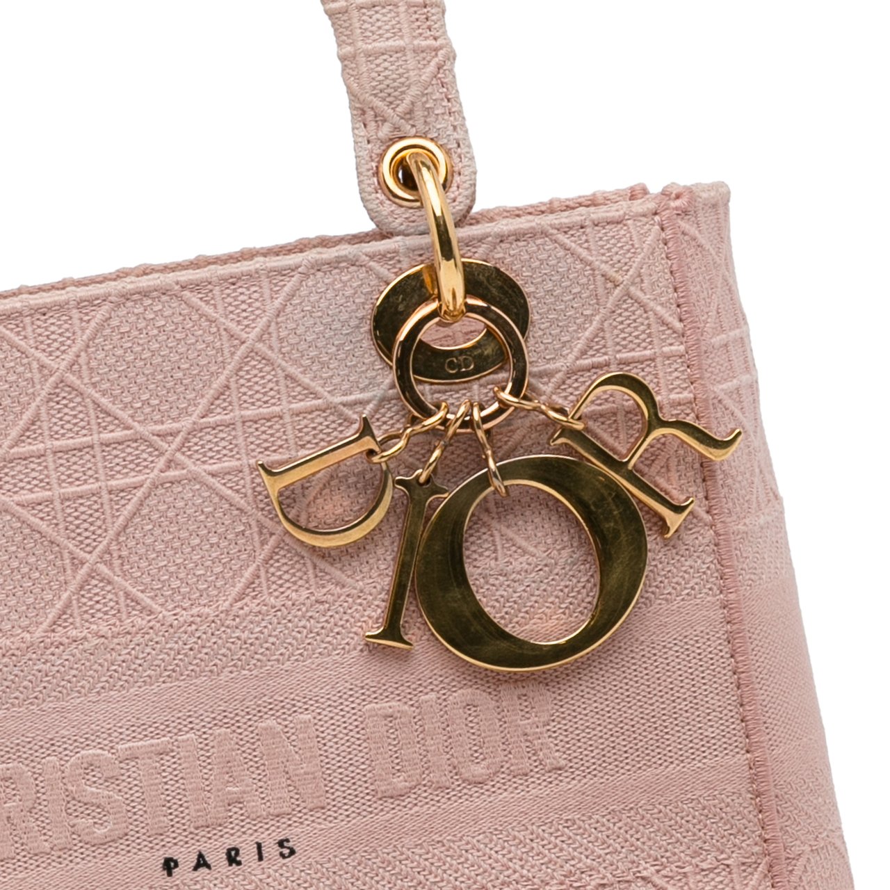 Dior Medium Cannage Lady D-Lite Roze