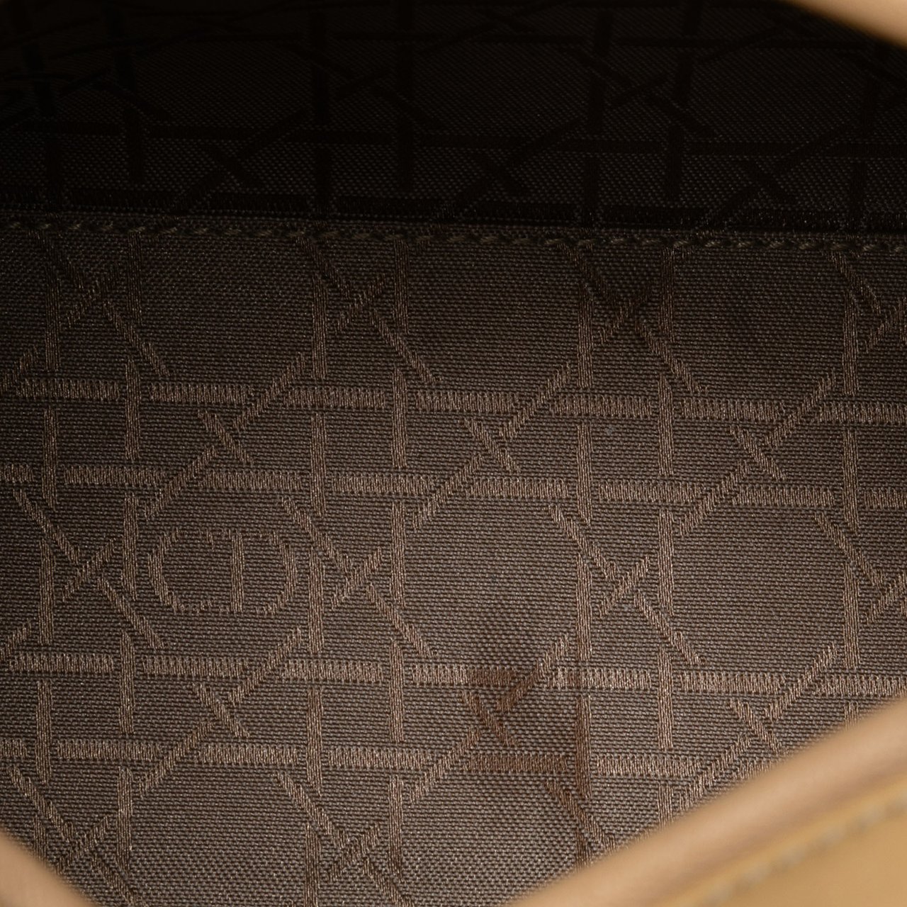 Dior Medium Patent Cannage Lady Dior Bruin