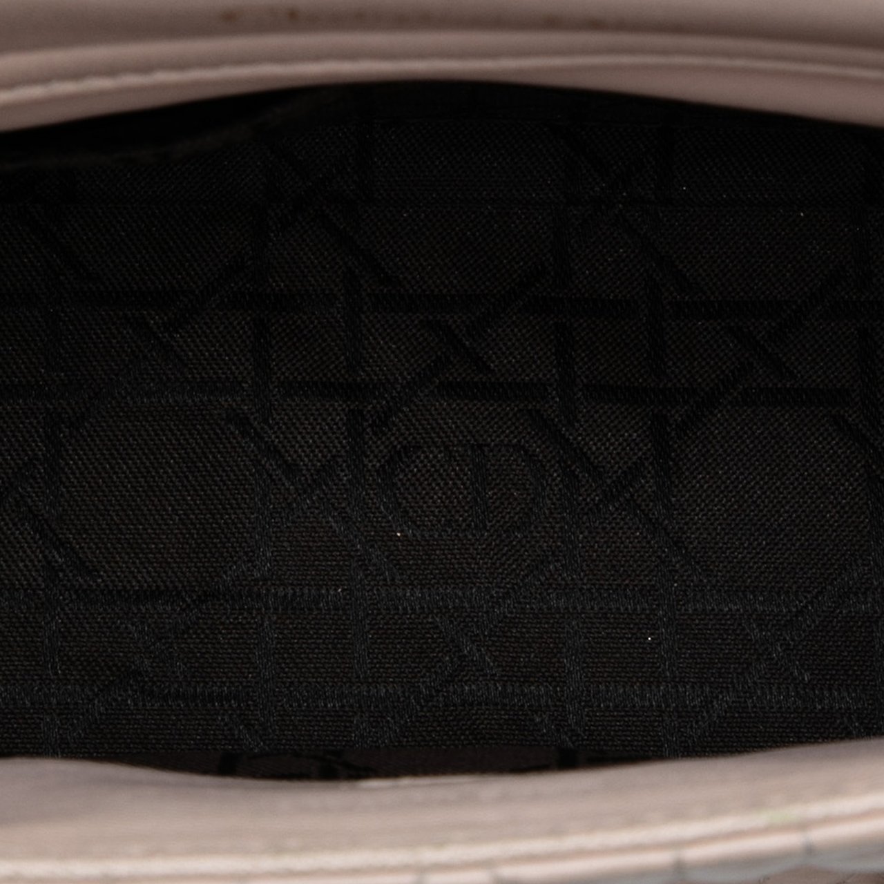 Dior Lambskin Cannage Lady Dior Double Chain Bag Roze