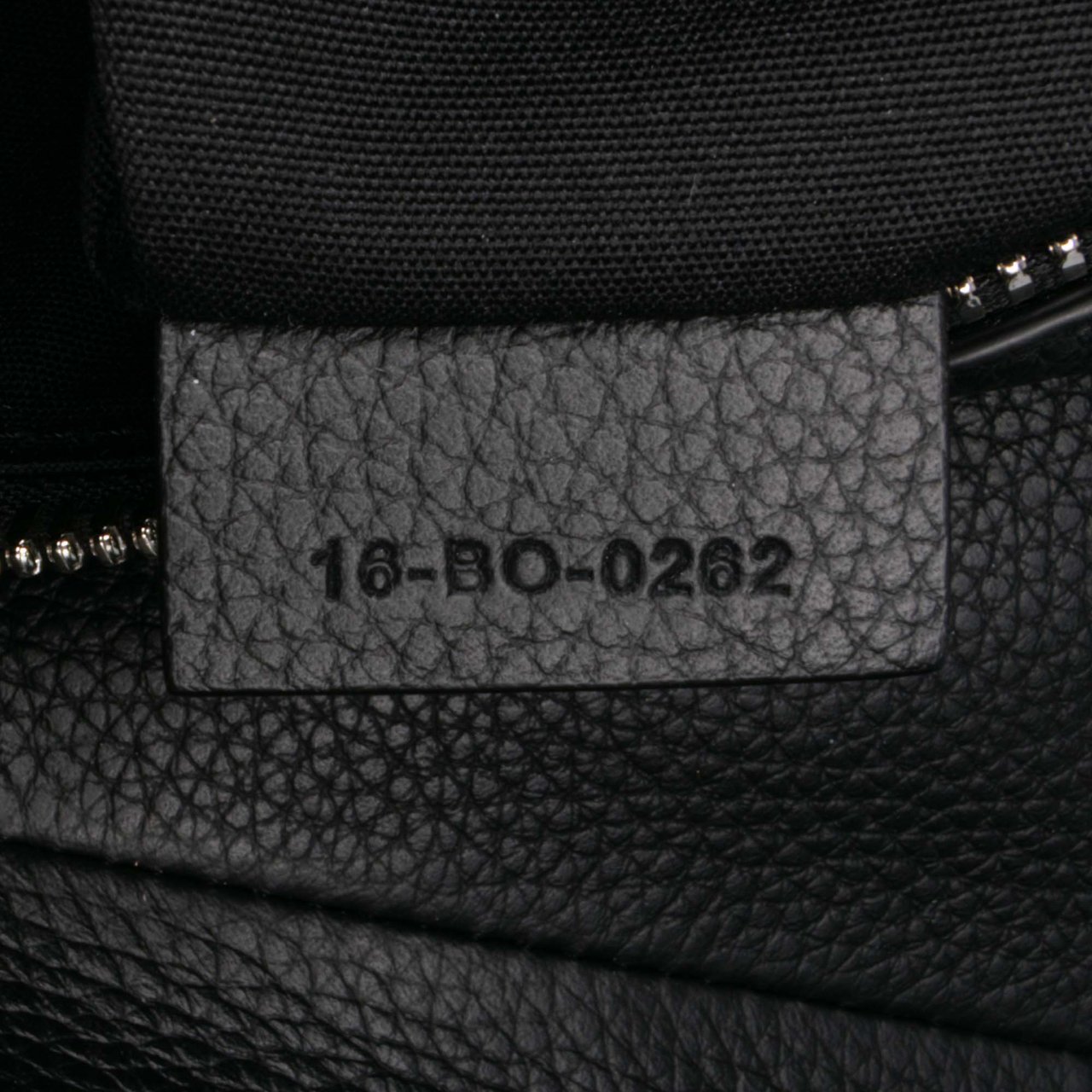 Dior Grained Calfskin Saddle Bag Zwart