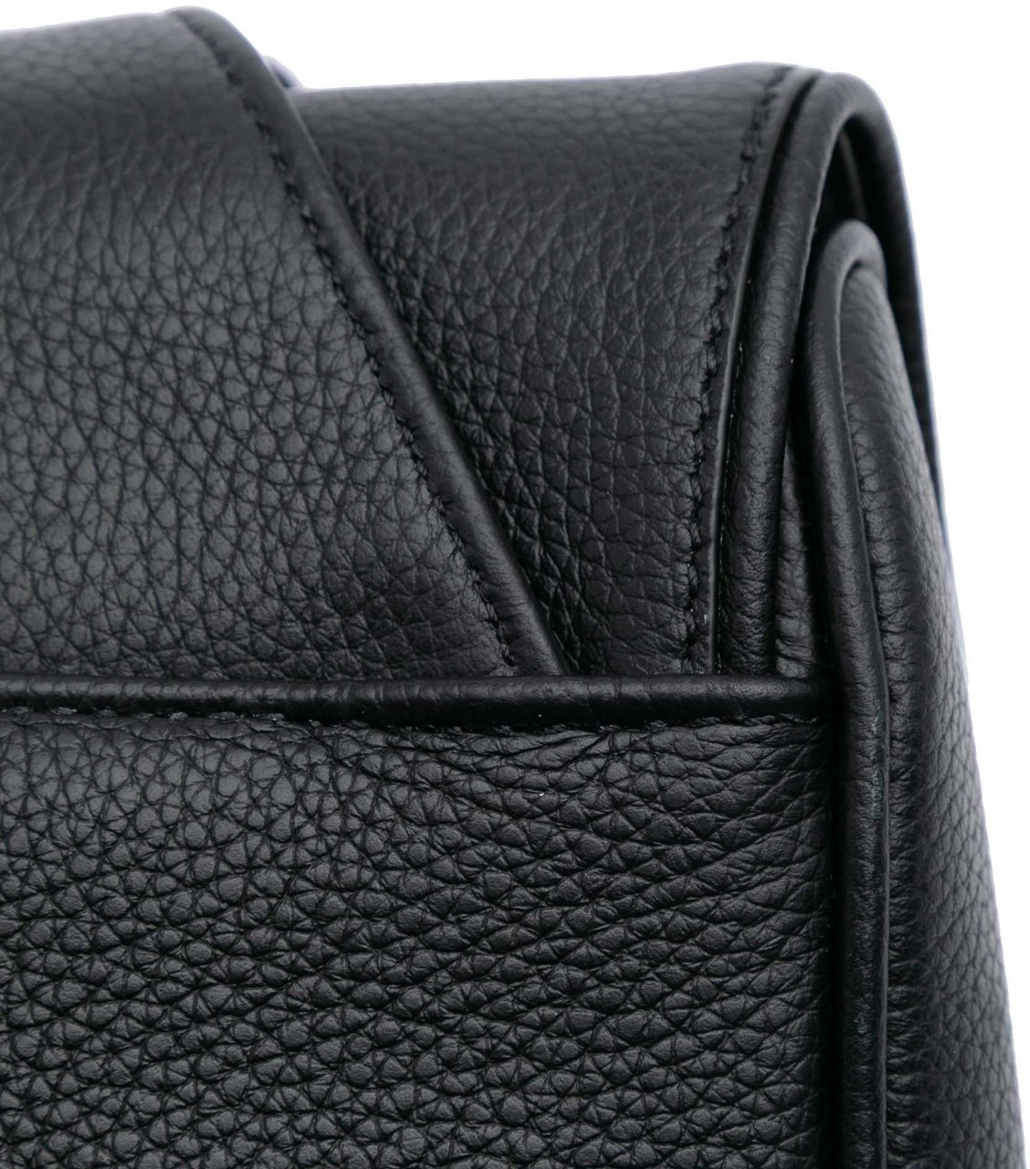 Dior Grained Calfskin Saddle Bag Zwart