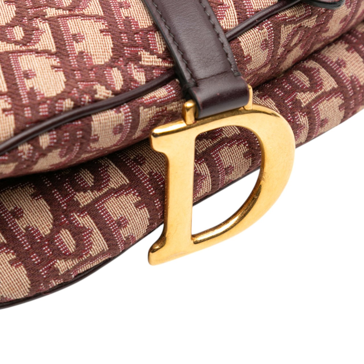 Dior Oblique Canvas Saddle Bag Rood