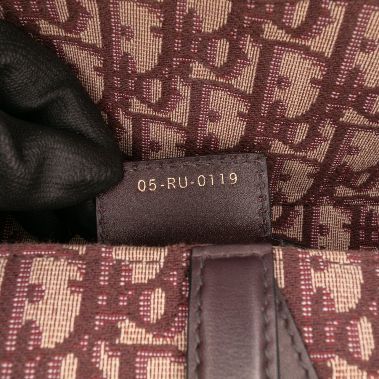 Dior Oblique Canvas Saddle Bag Rood