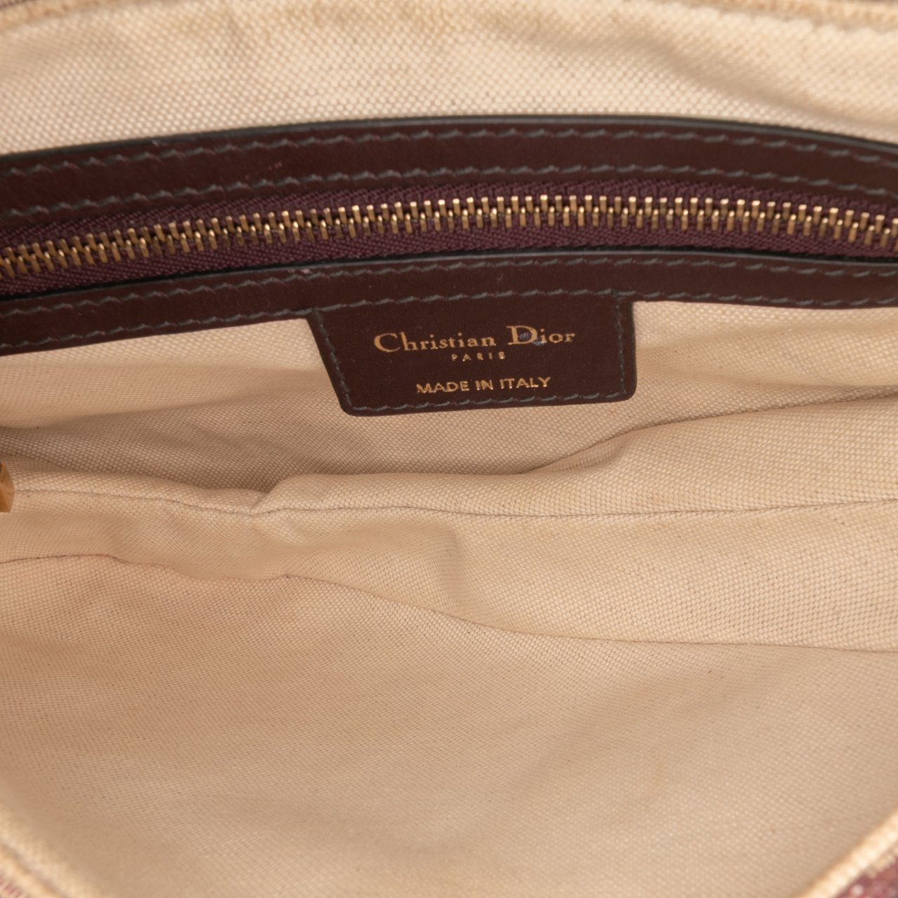 Dior Oblique Canvas Saddle Bag Rood