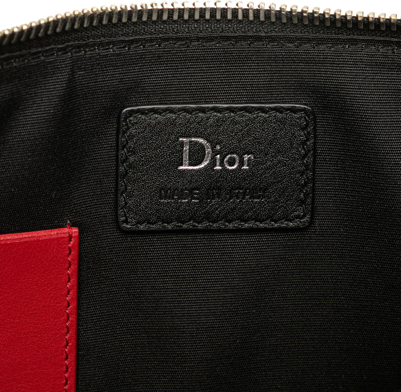 Dior Oblique Leather Latenight Summer Clutch Zwart