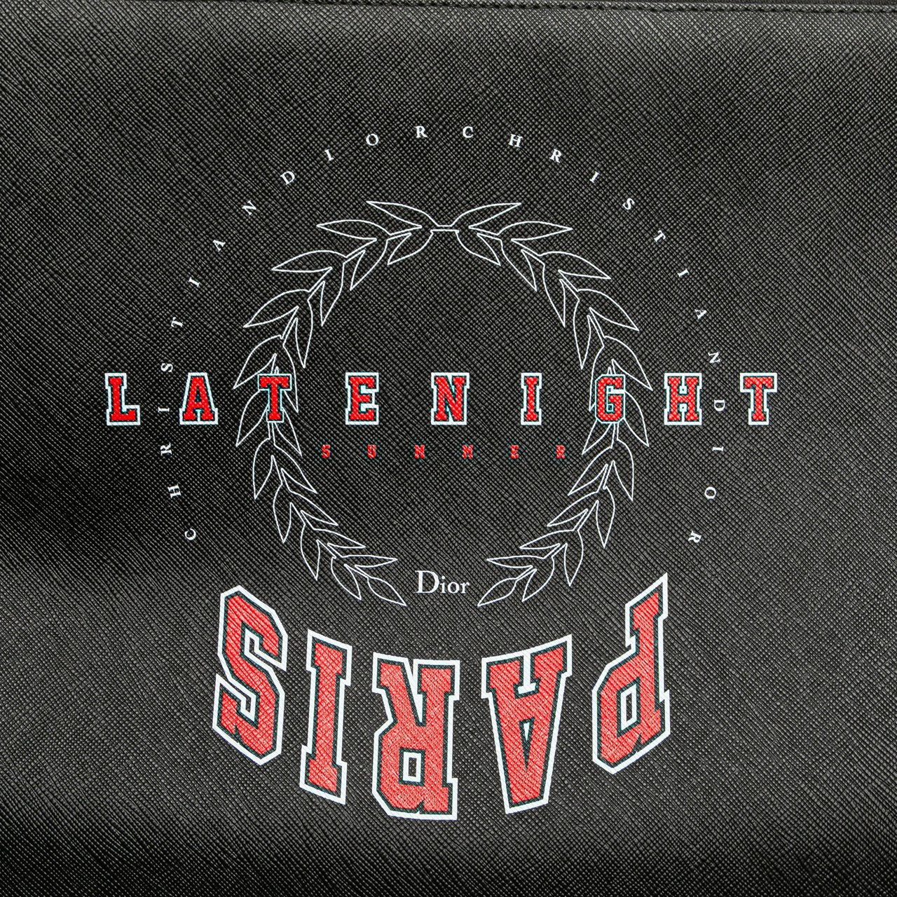 Dior Oblique Leather Latenight Summer Clutch Zwart