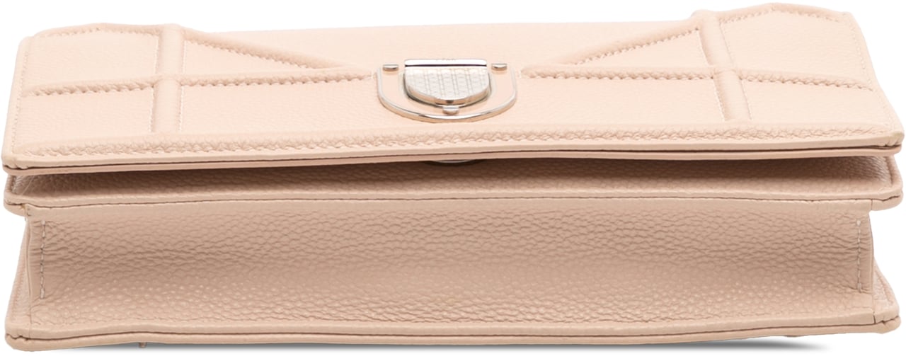 Dior Grained Calfskin Diorama Wallet on Chain Bruin