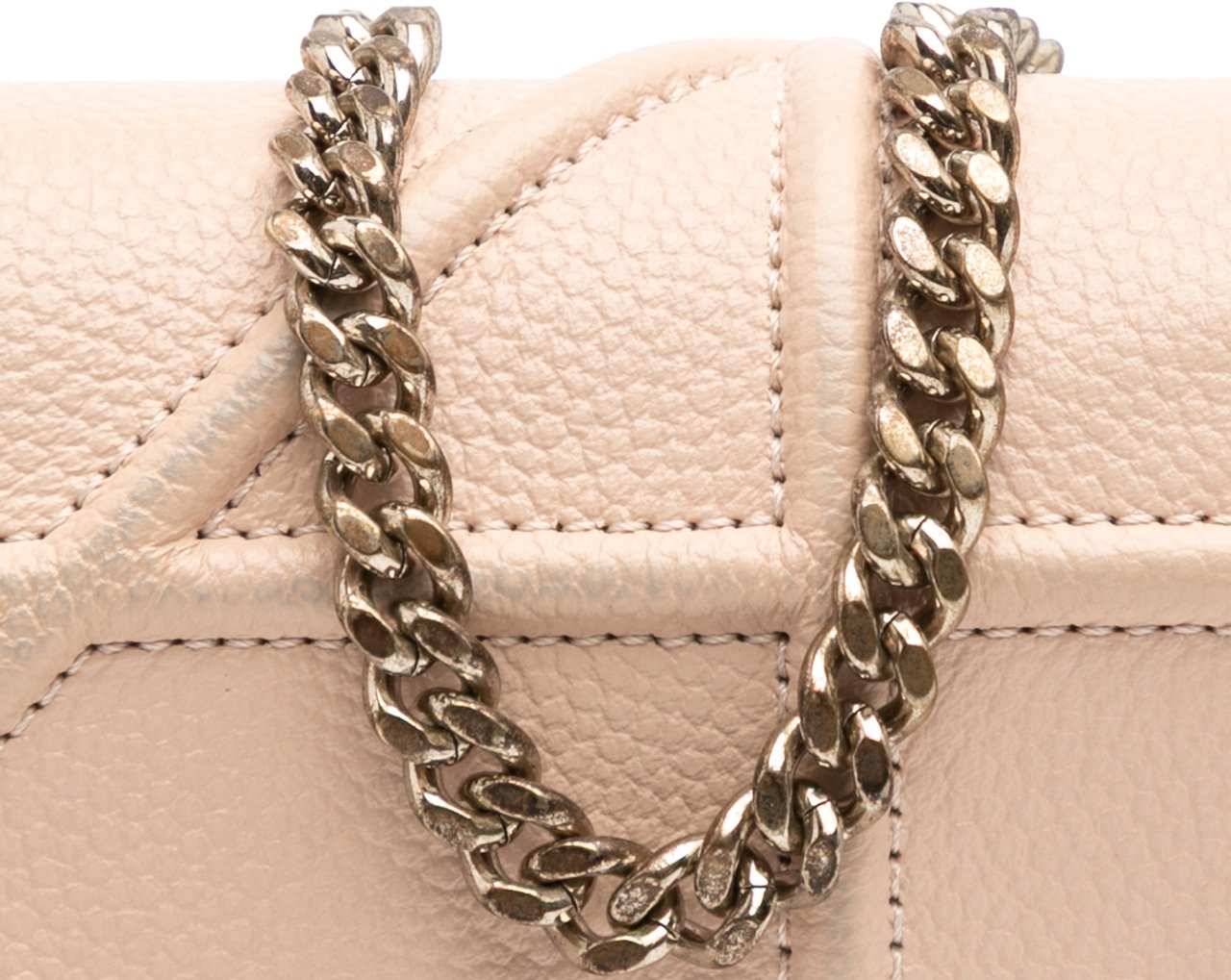 Dior Grained Calfskin Diorama Wallet on Chain Bruin