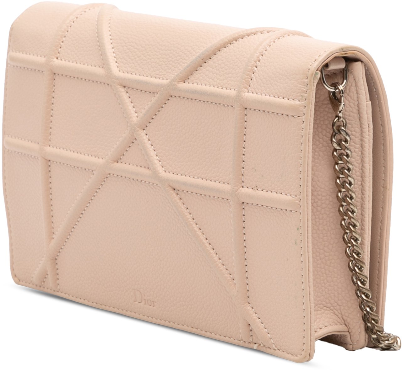 Dior Grained Calfskin Diorama Wallet on Chain Bruin