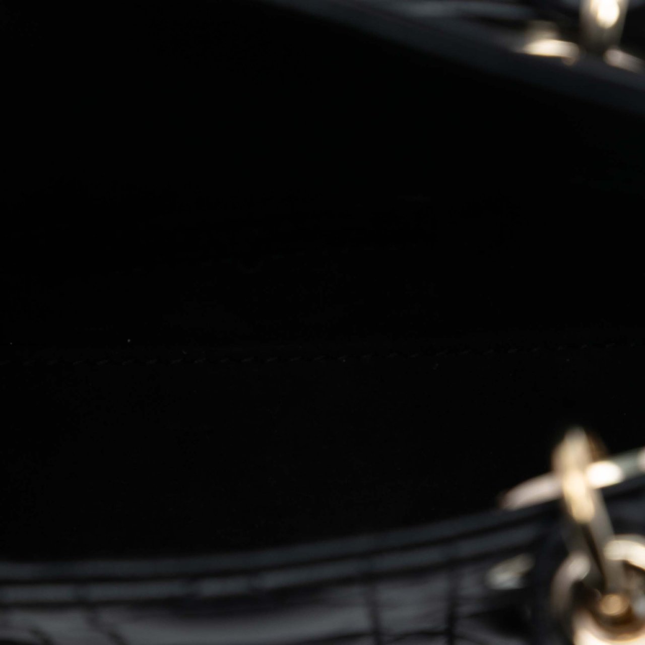 Dior Micro Lambskin Cannage Lady Dior Zwart