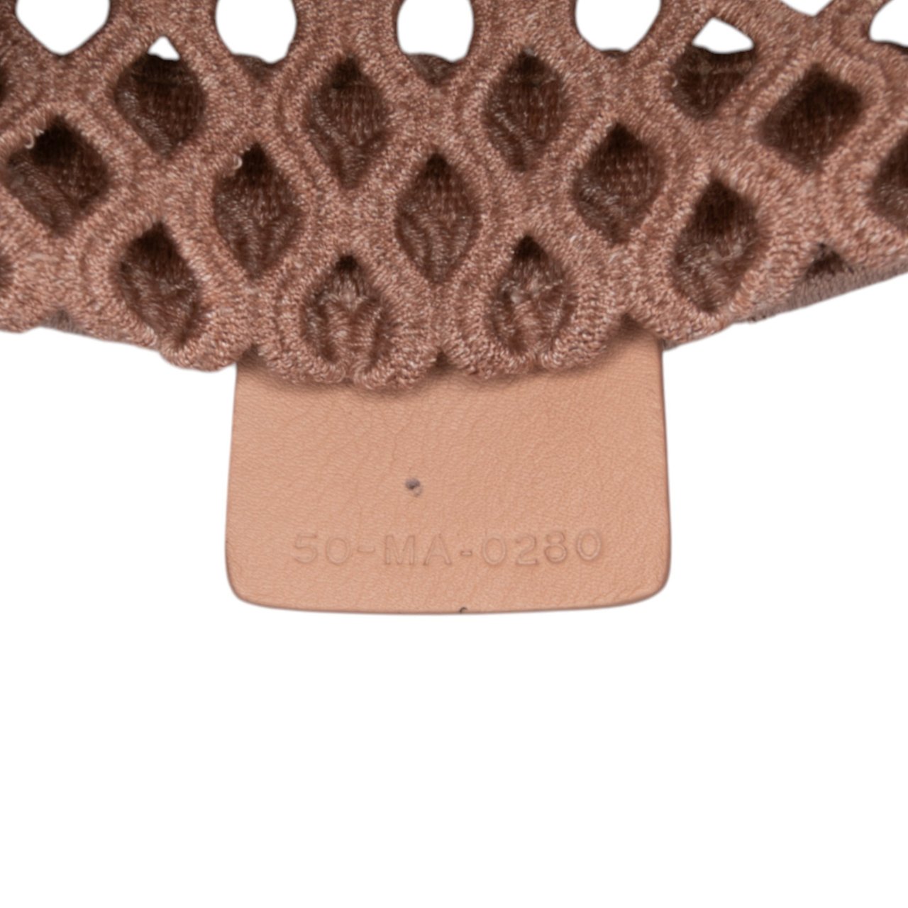 Dior Medium Embroidered Mesh Book Tote Bruin