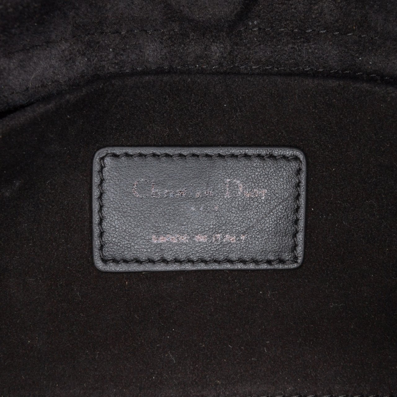 Dior Medium Canvas Macro Houndstooth Lady D Joy Zwart