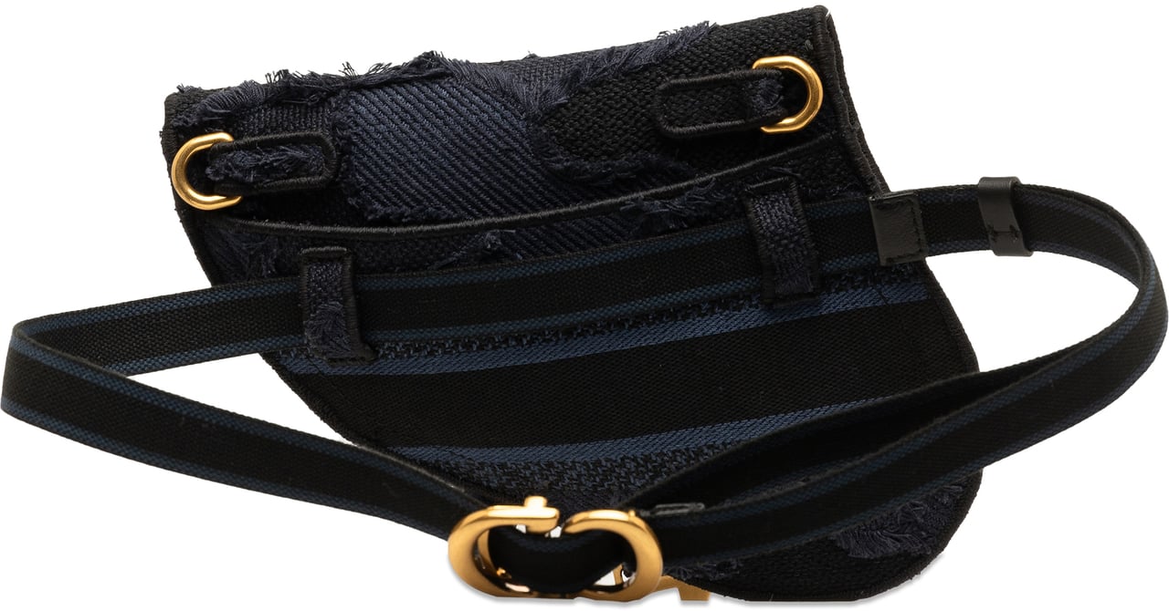 Dior Camouflage Saddle Belt Bag Blauw