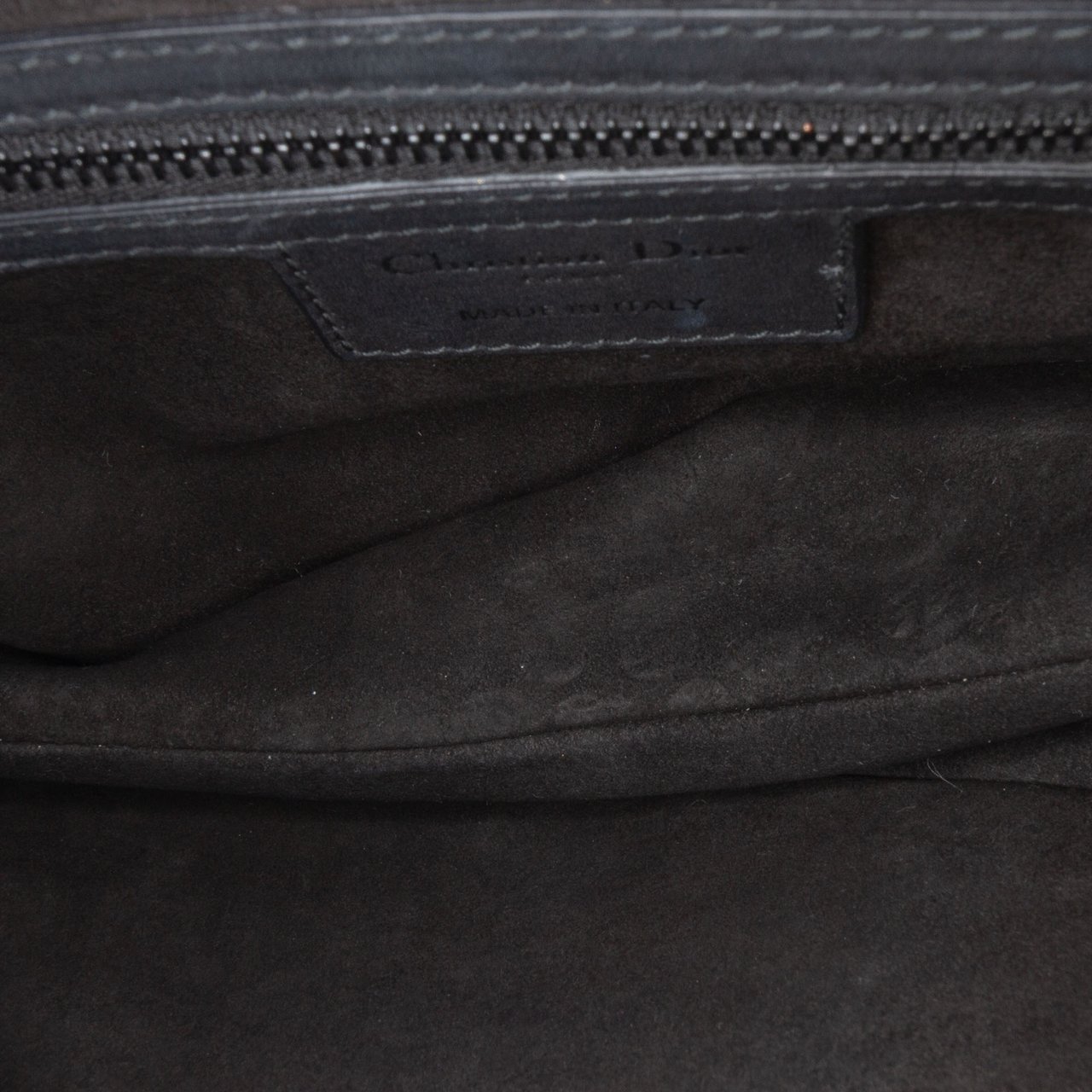 Dior Ultra Matte Calfskin Saddle Bag Zwart