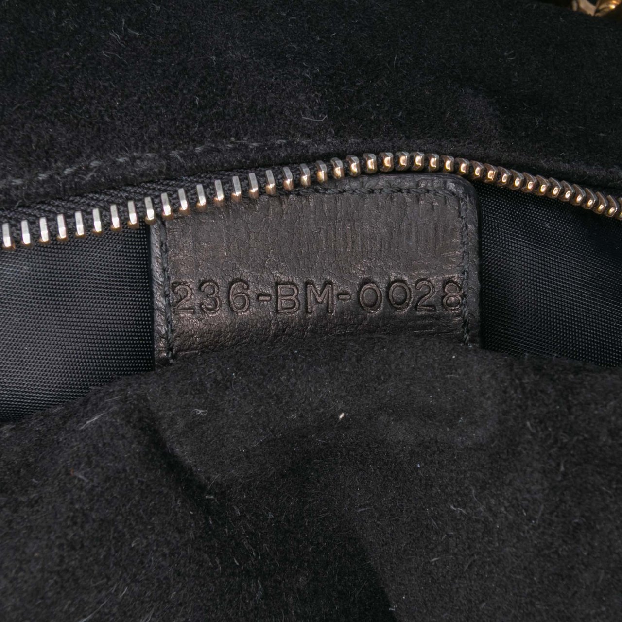 Dior Large Lambskin Cannage Lady Dior Soft Shopping Tote Zwart