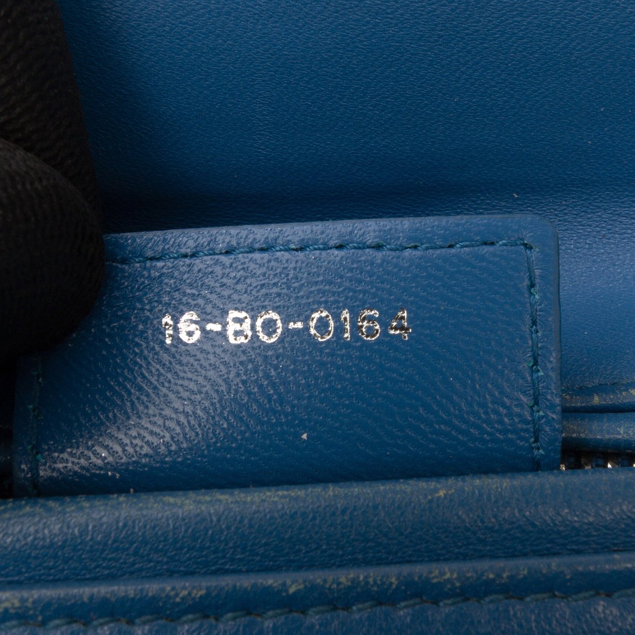Dior Medium Lambskin Cannage Lady Dior Blauw
