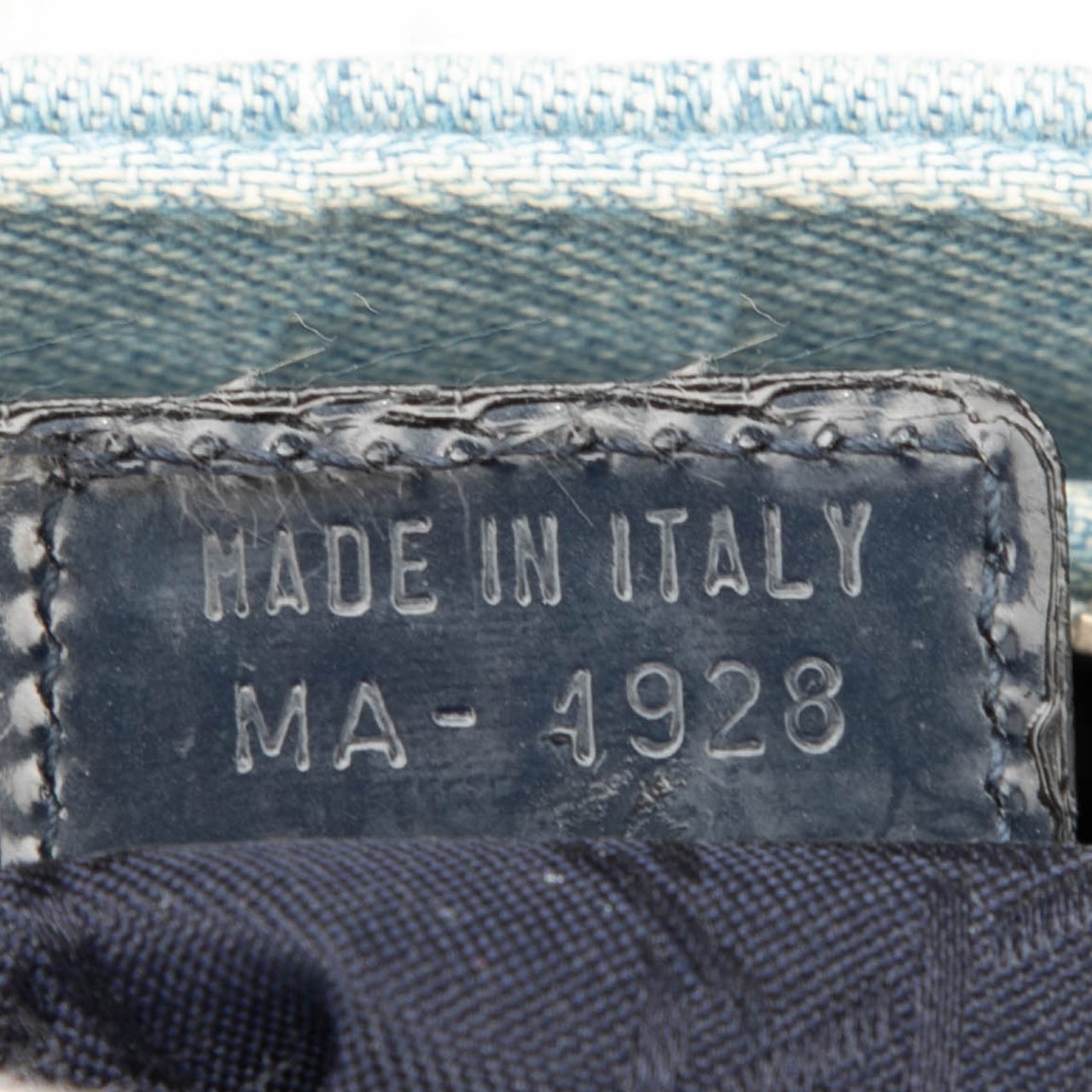 Dior Medium Denim Cannage Acrylic Handles Lady Dior Blauw