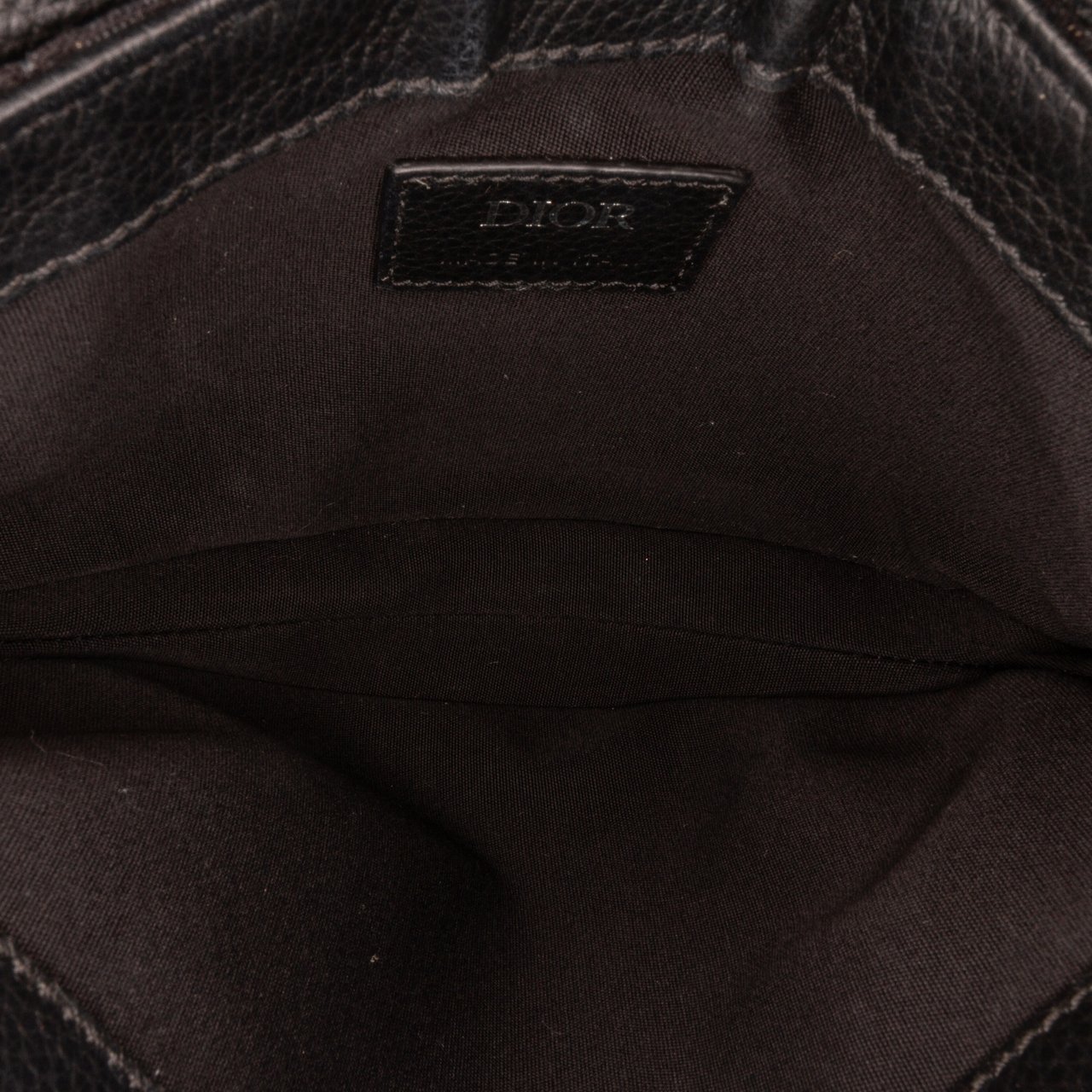 Dior Oblique Canvas Saddle Messenger Bag Zwart