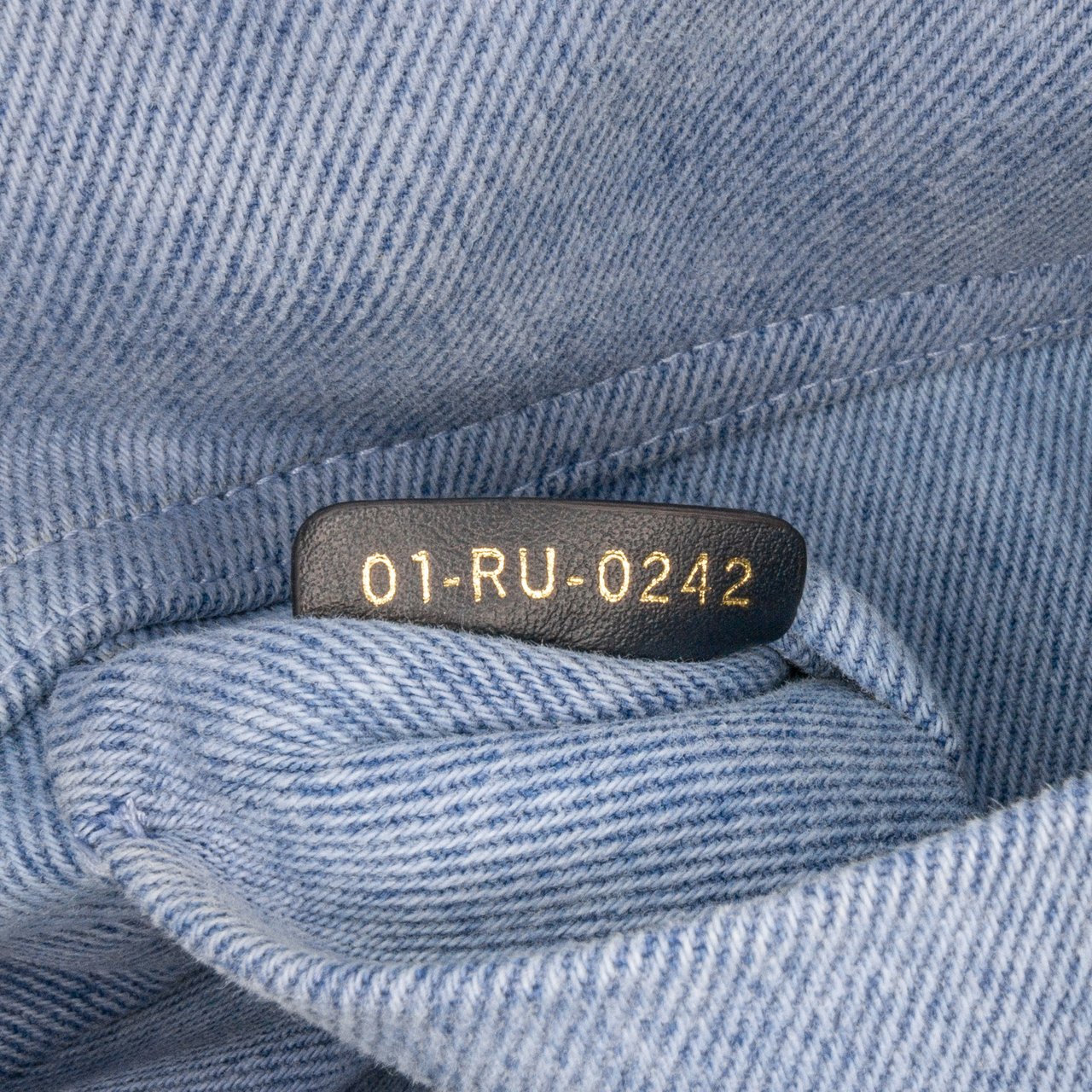 Dior Small Denim Macrocannage Lady D Joy Blauw