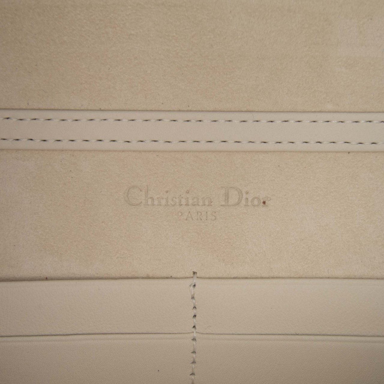 Dior Small Ultra Matte Studded Calfskin Diorama Wallet on Chain Wit