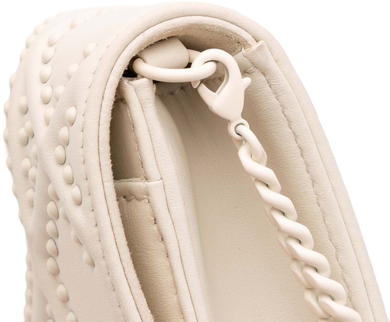 Dior Small Ultra Matte Studded Calfskin Diorama Wallet on Chain Wit