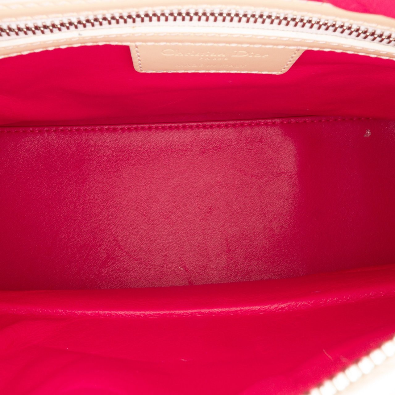 Dior Medium Raffia Lady Dior Bruin