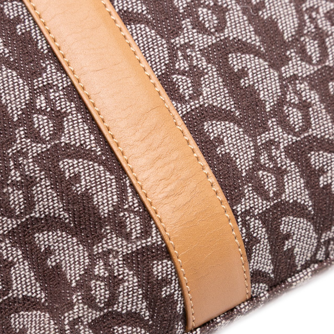 Dior Diorissimo Trotter Canvas Tote Bruin